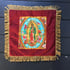 Virgin of Guadalupe panel cushion cover with gold fringing Image 2