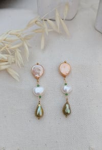 Image 1 of Tri-Color Freshwater Pearls 