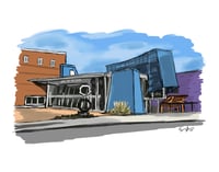 Image 1 of Erie Art Museum Side Entrance