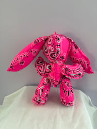 Image 2 of Hot Pink Bandana Bunny 