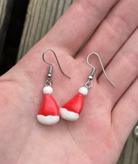 Image 2 of Elf hat earrings