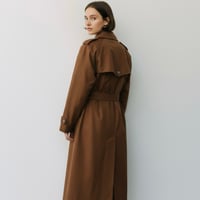 Image 1 of Gallery Double-Breasted Trench Coat