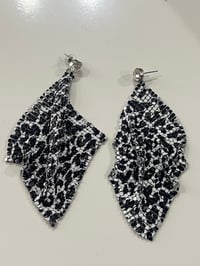 printed earrings 