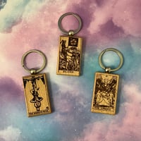 Image 5 of Tarot Wood Keychain