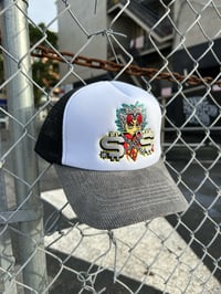 Image 4 of S.O.S “CHAIN$” TRUCKER HAT