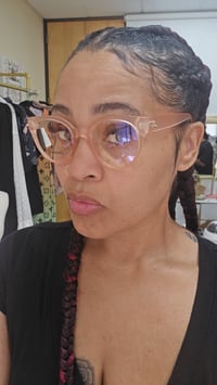 Image 2 of Pink Clear Lens Glasses