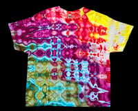 Image 1 of 3XL Rainbow Glitch Style Tie Dye Tshirt 