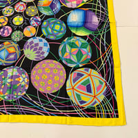 Image 14 of Hermès Cashmere Shawl "L'Art du Tamari" by Nathalie Vialars 140cm