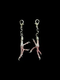 Image 2 of pigeon foot charm