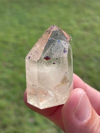Image 3 of Natural Citrine Phantom With Hematite & Titanium Inclusions #1825