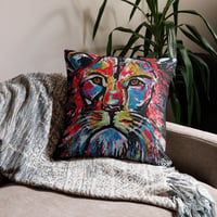 Image 2 of "The Gaze" Premium Pillow