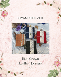 High Crown Leather Journal