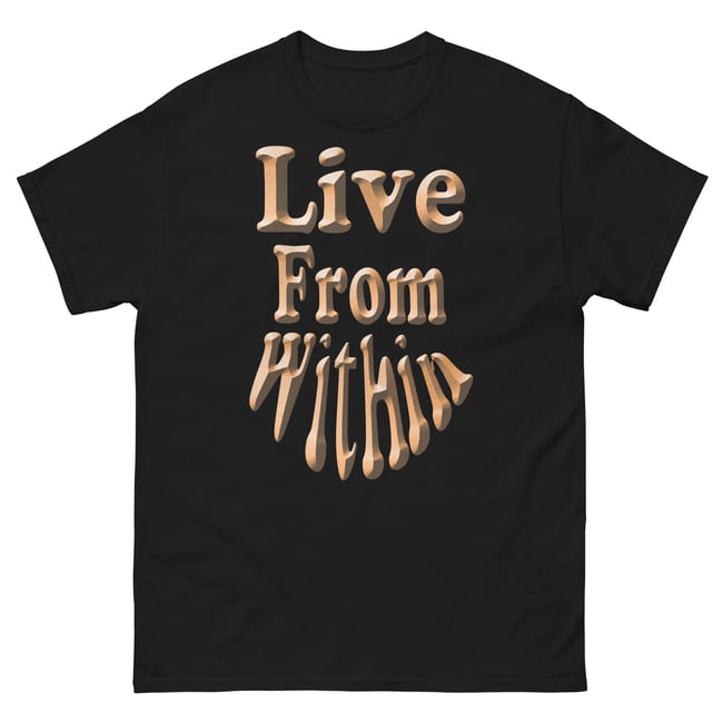 Live From Within- Black Tee