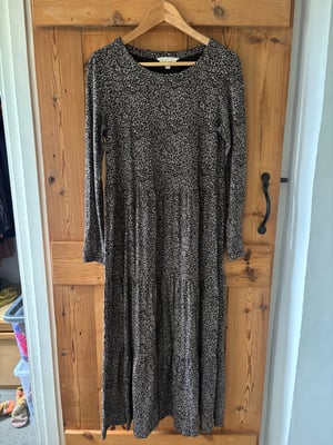 Seasalt Cornwall Black & White Floral Midi Dress – UK 8 Was £80, now £25