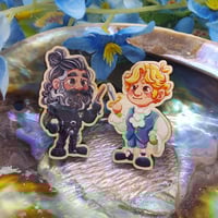 Image 1 of Pirate Pals Wooden Pin Set