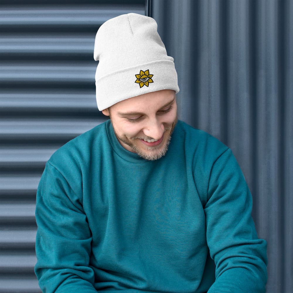 Image of Eye Flower Beanie