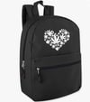 Weed Leaf Heart Backpack 