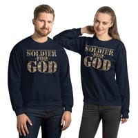 Image 3 of Soldier For God Dark Unisex Sweatshirt