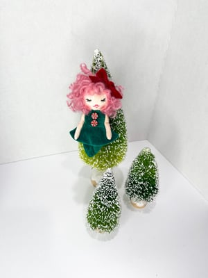 Image of Peppermint Patty Holiday Doll Ornament 