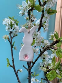 Image 5 of Handmade Ceramic Big Bunny decoration