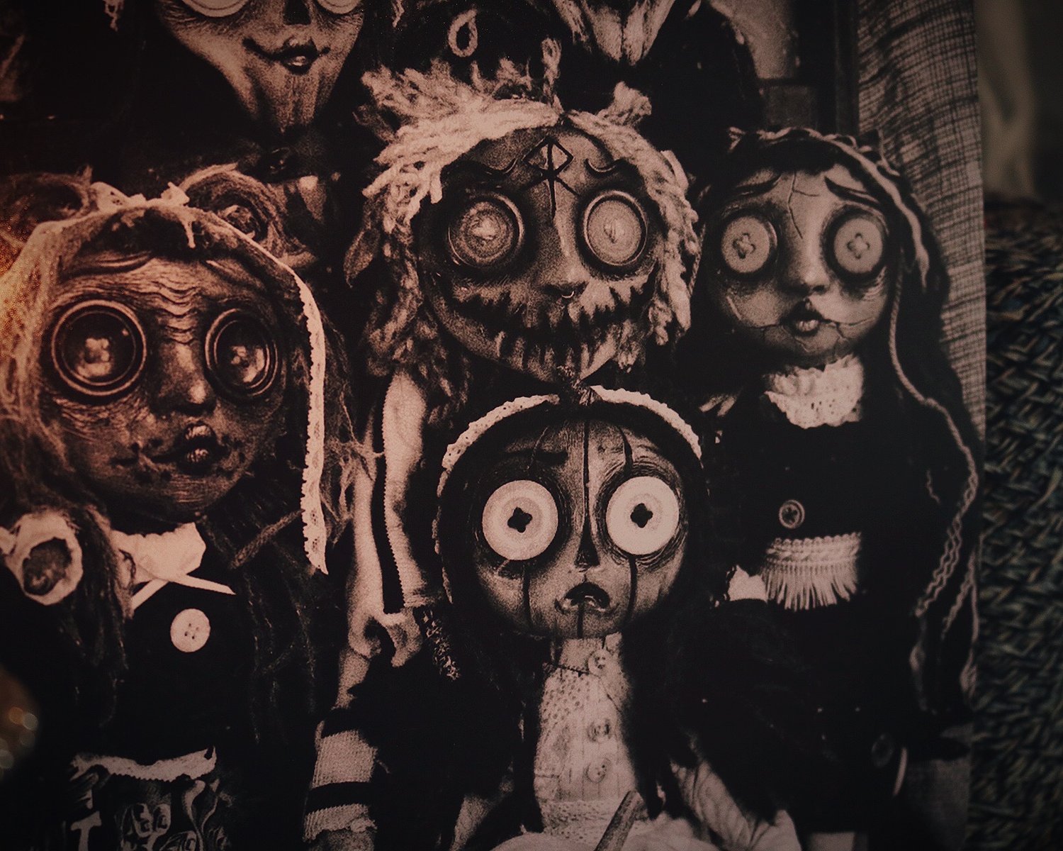 Image of Halloween Dolls Print