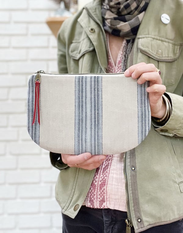Image of Herringbone Clutch