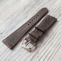 Image 4 of Dark Brown Chevre Strap