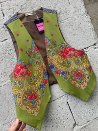 Image 1 of Chaleco feito a man. FOLIADA123. Talla S