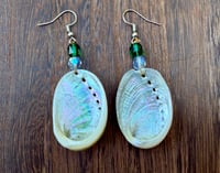 Mini Abalone Earrings