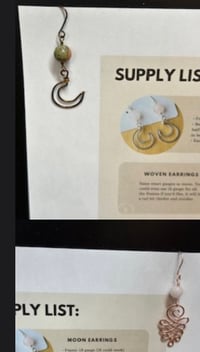 Image 8 of Pre-Recorded Frame Earring Making Class