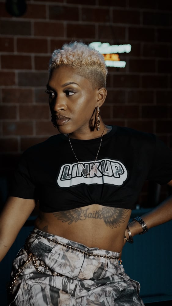 Link Up College Crop Top (Tree)