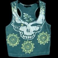 Image 1 of Stealie Crop Top LARGE #1