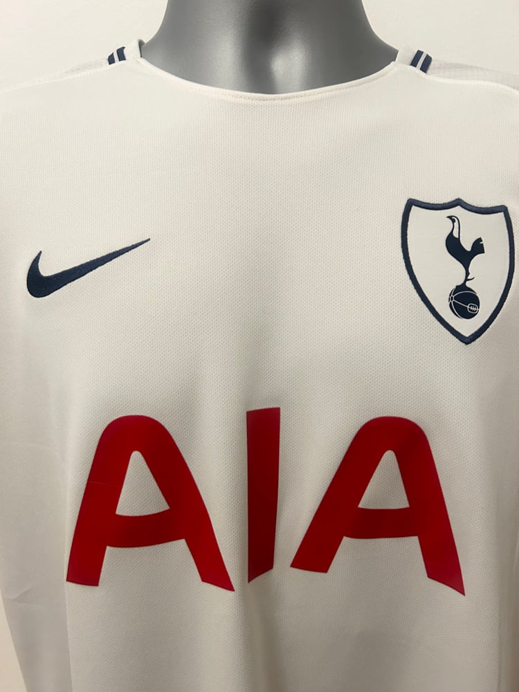 Image of Tottenham Hotspur “DELE 20” 2017/18 Home Shirt + UCL patches (L)