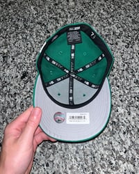 Image 4 of KELLY GREEN PARTLY CLOUDY DETRIOT TIGERS CUSTOM FITTED CAP