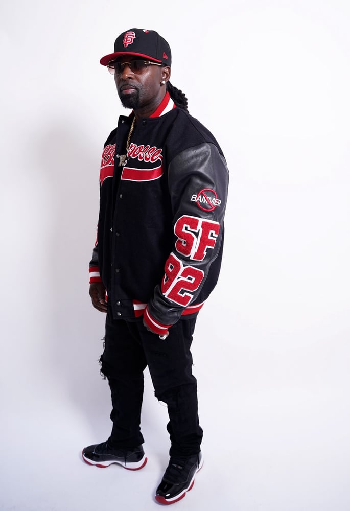 Image of RBL Posse Varsity Jackets (Black/Red)