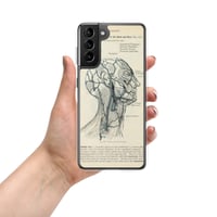 Image 9 of Antique Anatomical Illustration Veins of the Human Head Clear Case for Samsung®