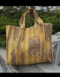 Image 3 of Cotton Quilted Tote