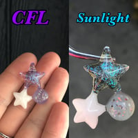 Image 1 of CFL Mini Constellation with Opal and GLOW in the dark