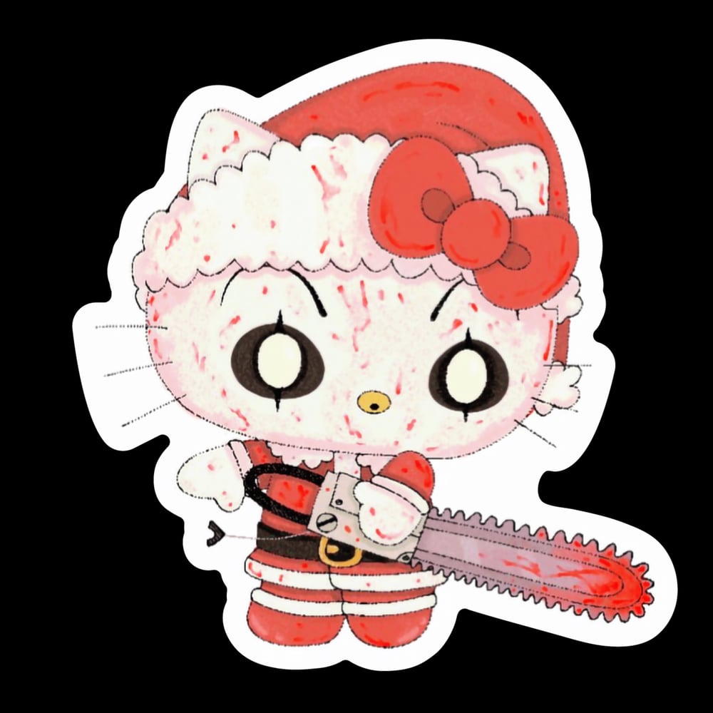 Image of art the kitty sticker