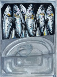 Image 3 of Sardine Tin Painting