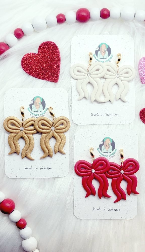 Image of Sweetheart Bow Dangles