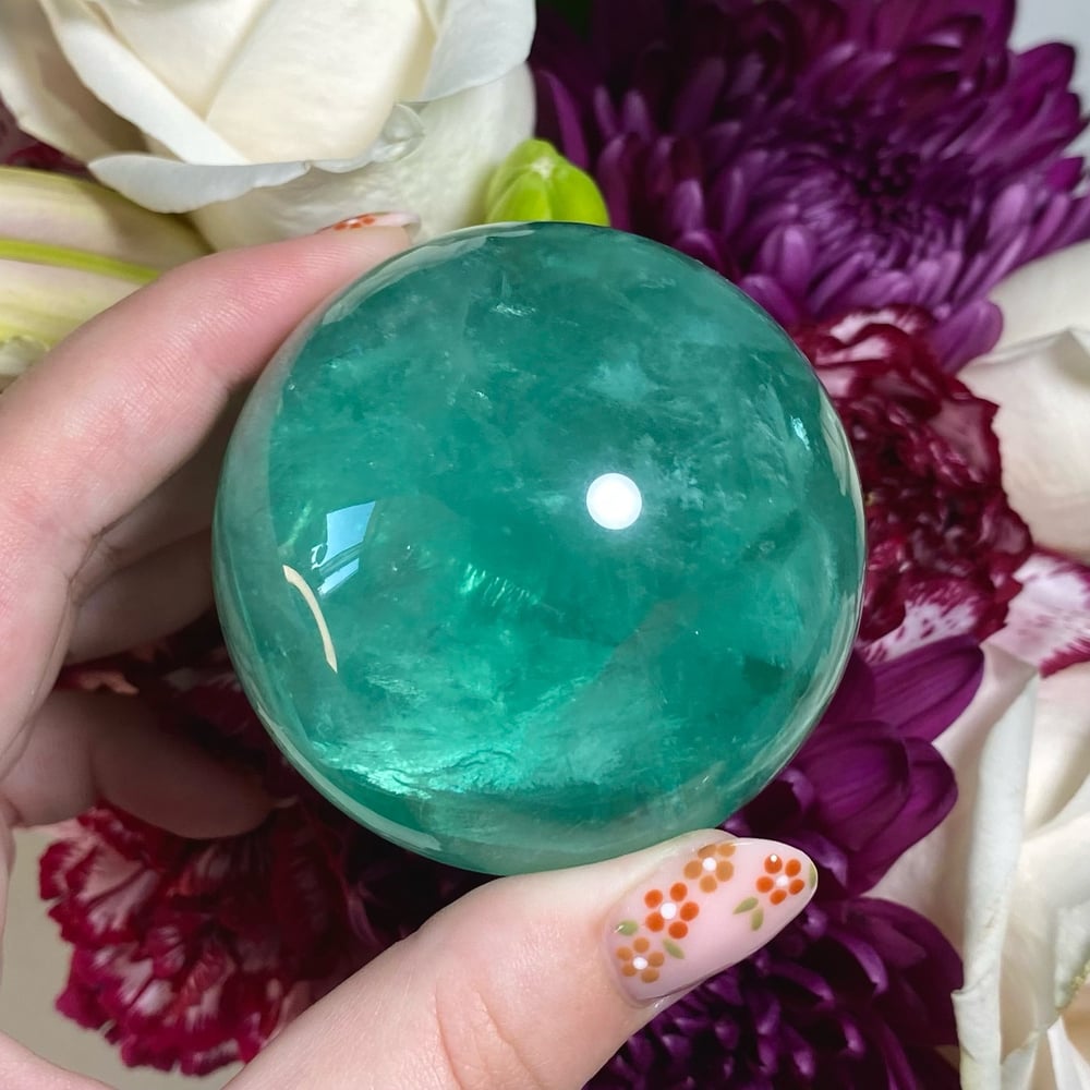 Image of Green Fluorite Sphere