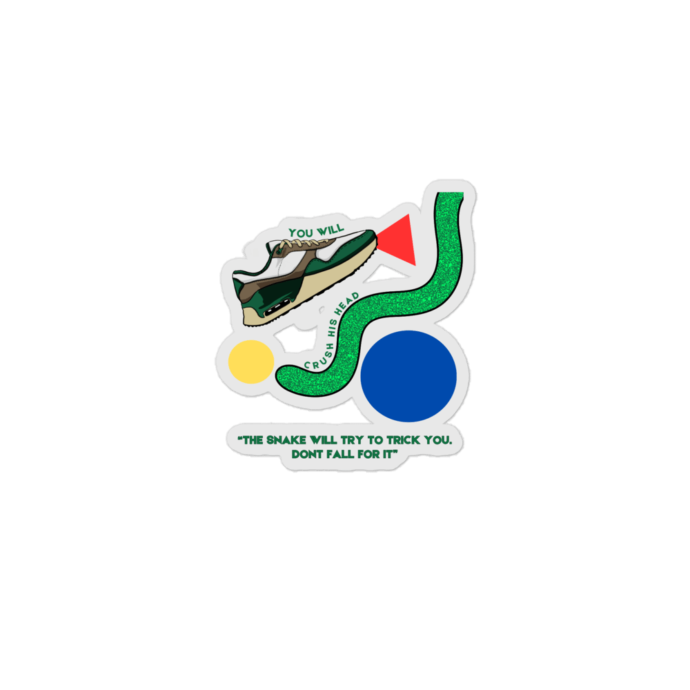 Image of "TRAMPLE" Bubble-free stickers