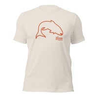 Image 5 of Goose Creek Co Trout Outline Rainbow Unisex t-shirt