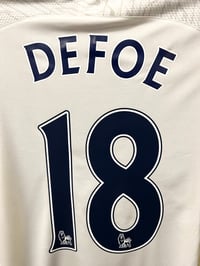 Image 11 of Tottenham Hotspur “DEFOE 18” 2009/10 Home Shirt + PL patches (M)