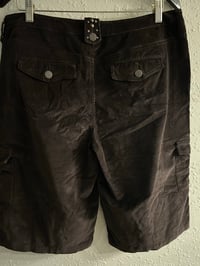Image 10 of New Sz 14 Apt.9 Brown corduroy cargo studded shorts #1105*15