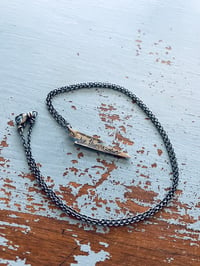 Image 2 of Sterling Lightning Bolt Necklace