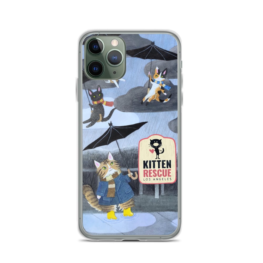 Image of "It's Raining Kittens" iPhone Case