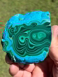 Image 3 of Malachite & Chrysocolla Polished Slab | Congo #2931