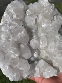 Image 10 of UV Fujian Calcite With Green Fluorite Specimen #890